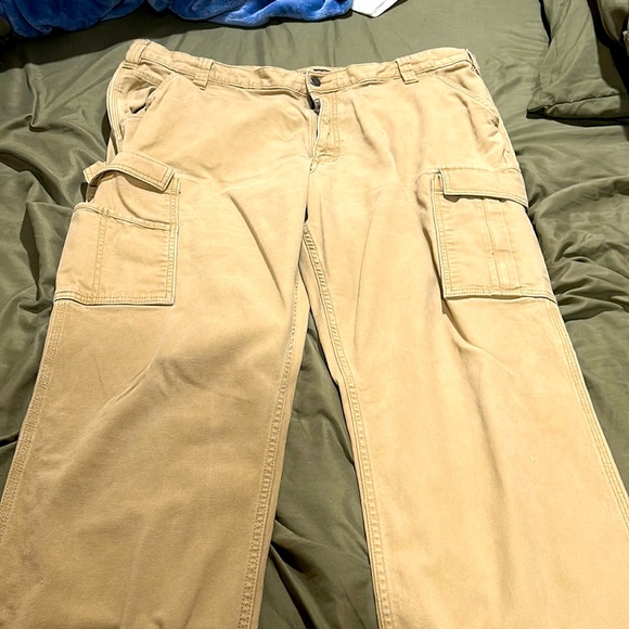 Carhart tan cargo pants - Picture 1 of 4